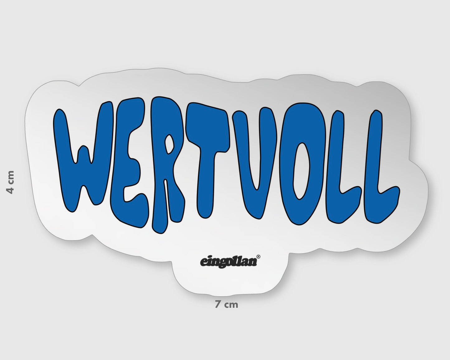 Sticker „WERTVOLL“