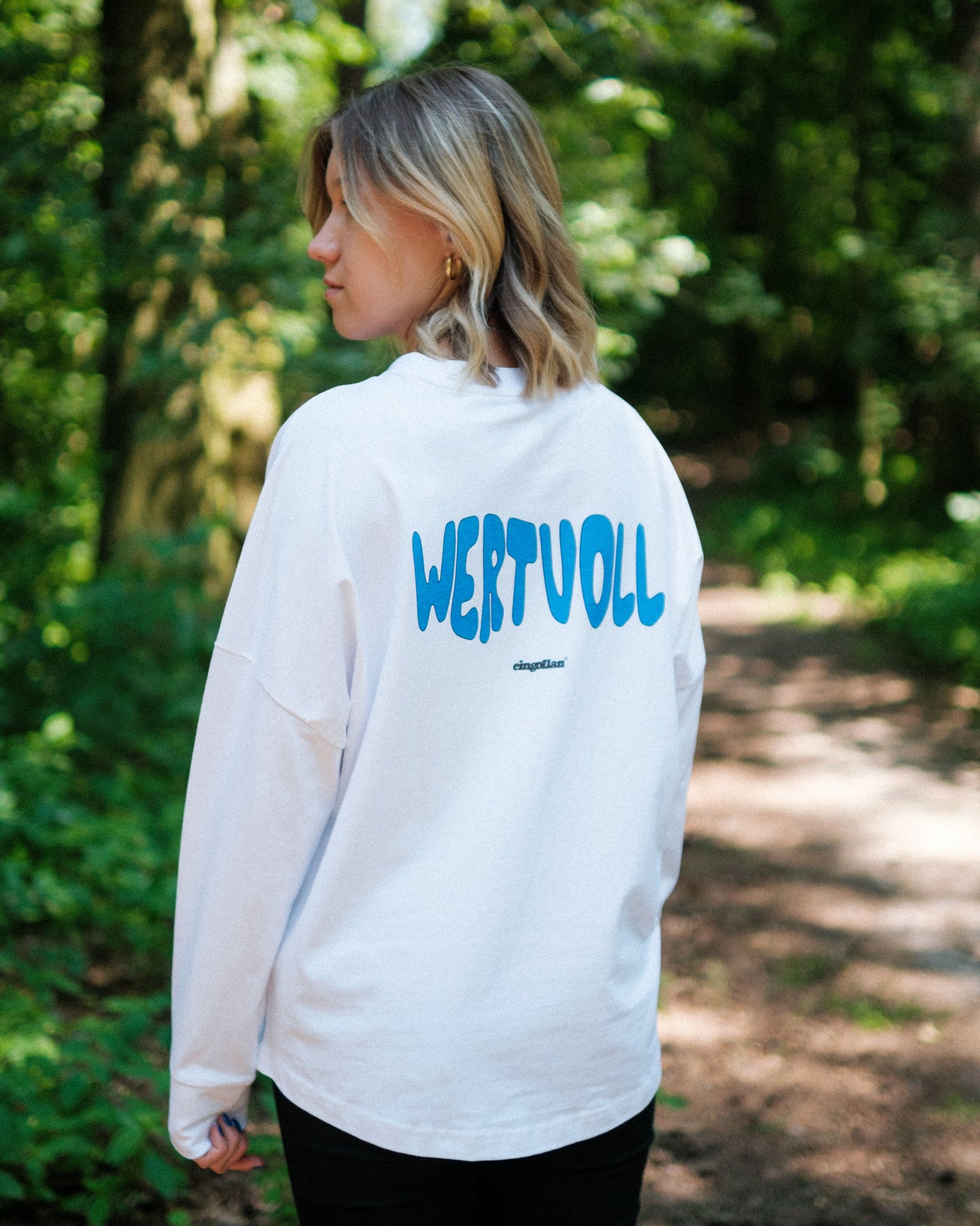 EINGOLLAN "WERTVOLL" Backprint Longsleeve