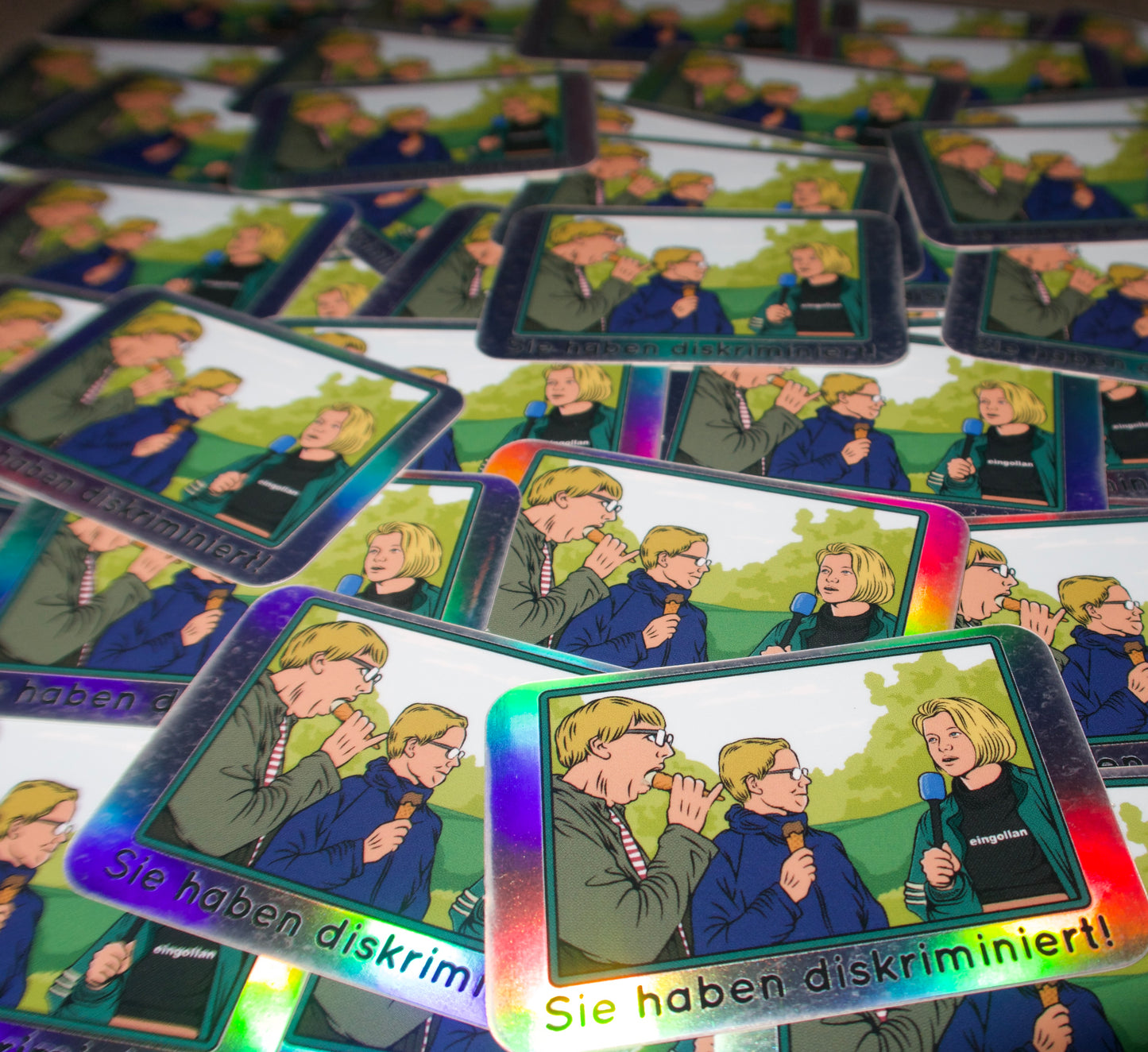 Sticker „Sie haben diskriminiert!“