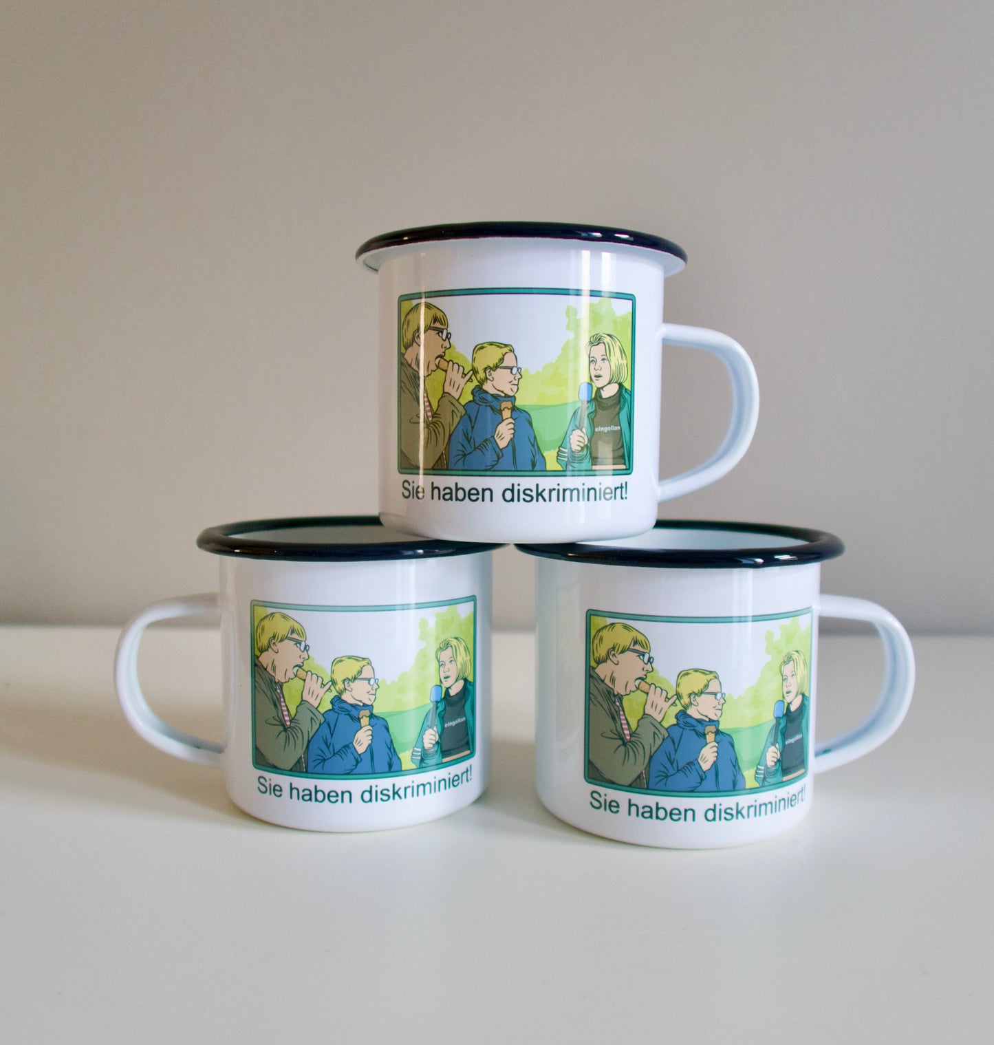 "Sie haben diskriminiert" Tasse