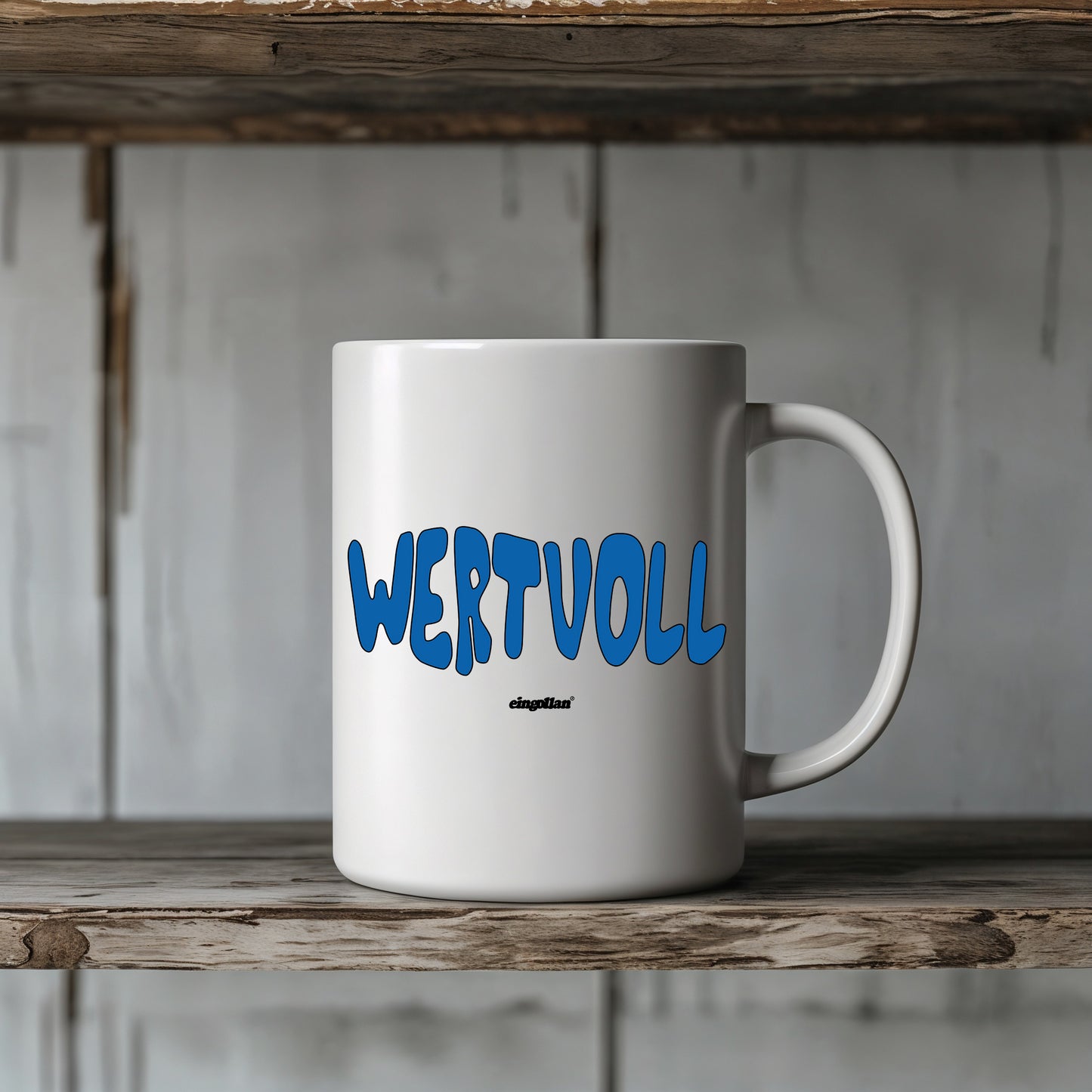 Eingollan „Wertvoll“ Keramik Tasse