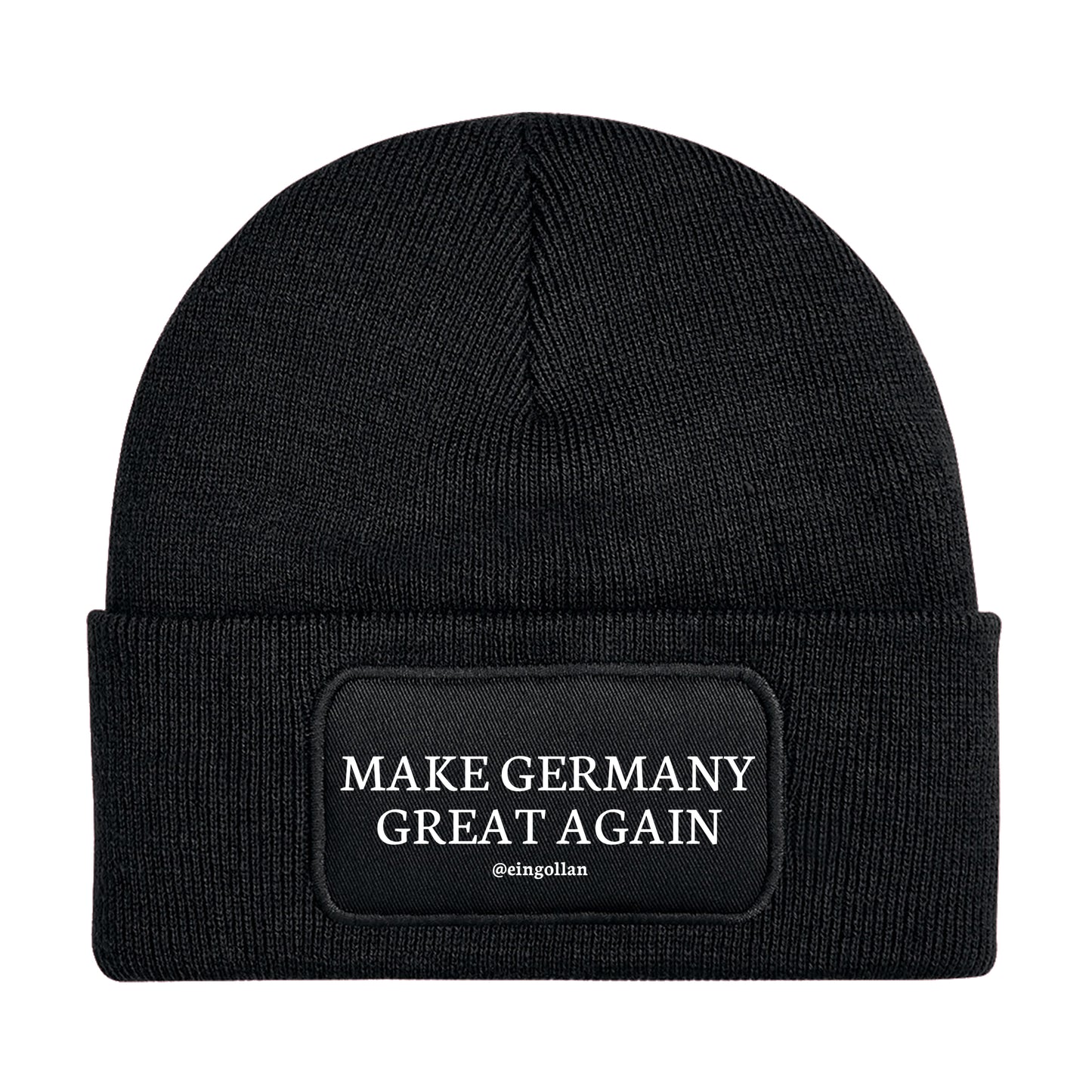 Make Germany Great Again Wintermütze | Eingollan Patch Beanie