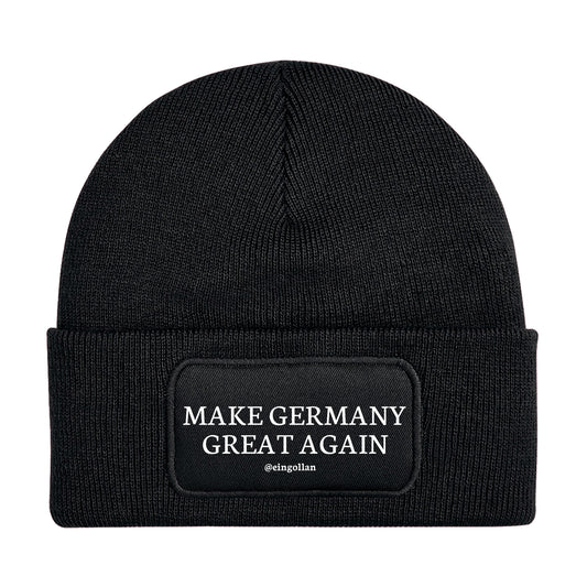 Make Germany Great Again Wintermütze | Eingollan Patch Beanie