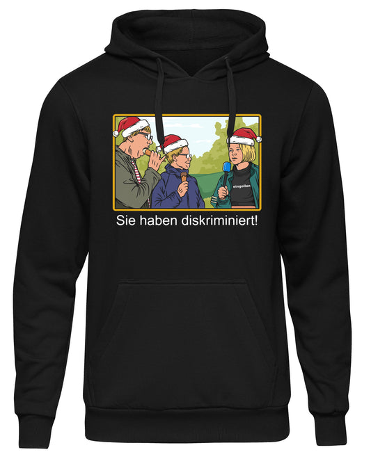 „Sie haben diskriminiert“ – Weihnachts Hoodie
