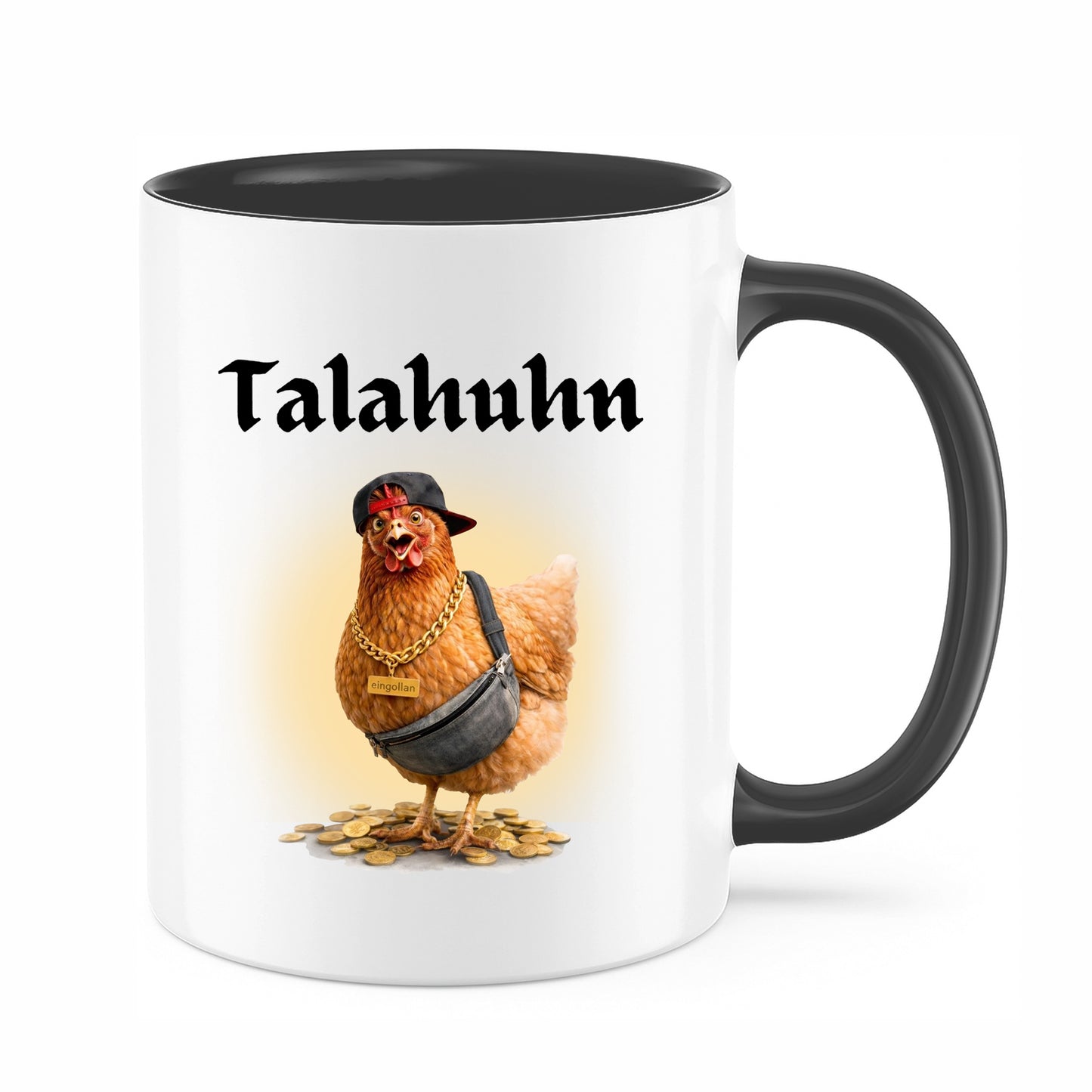 Eingollan „Talahuhn Humor“ Keramik Tasse