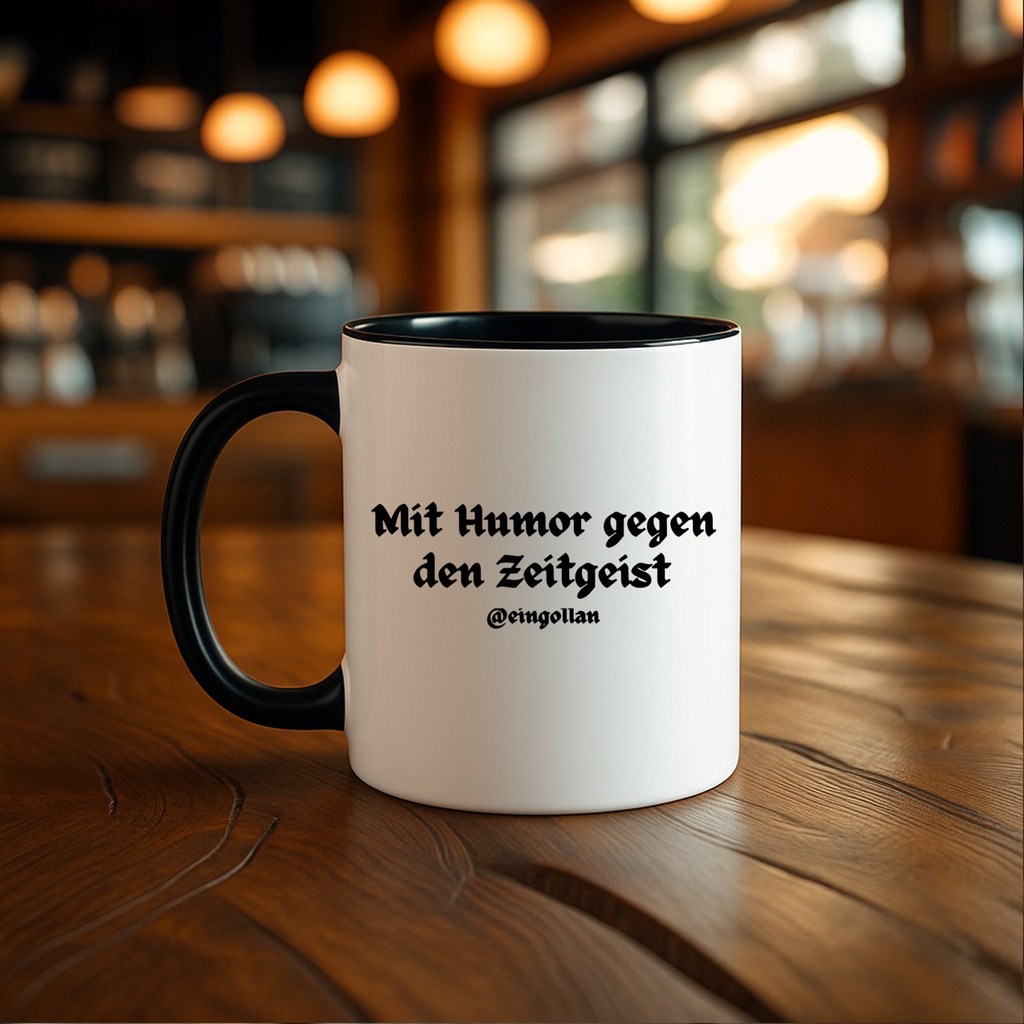 Eingollan „Talahuhn Humor“ Keramik Tasse