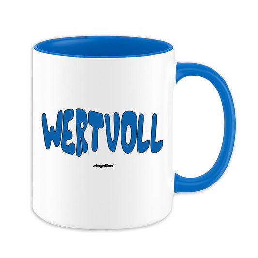 Eingollan „Wertvoll“ Keramik Tasse
