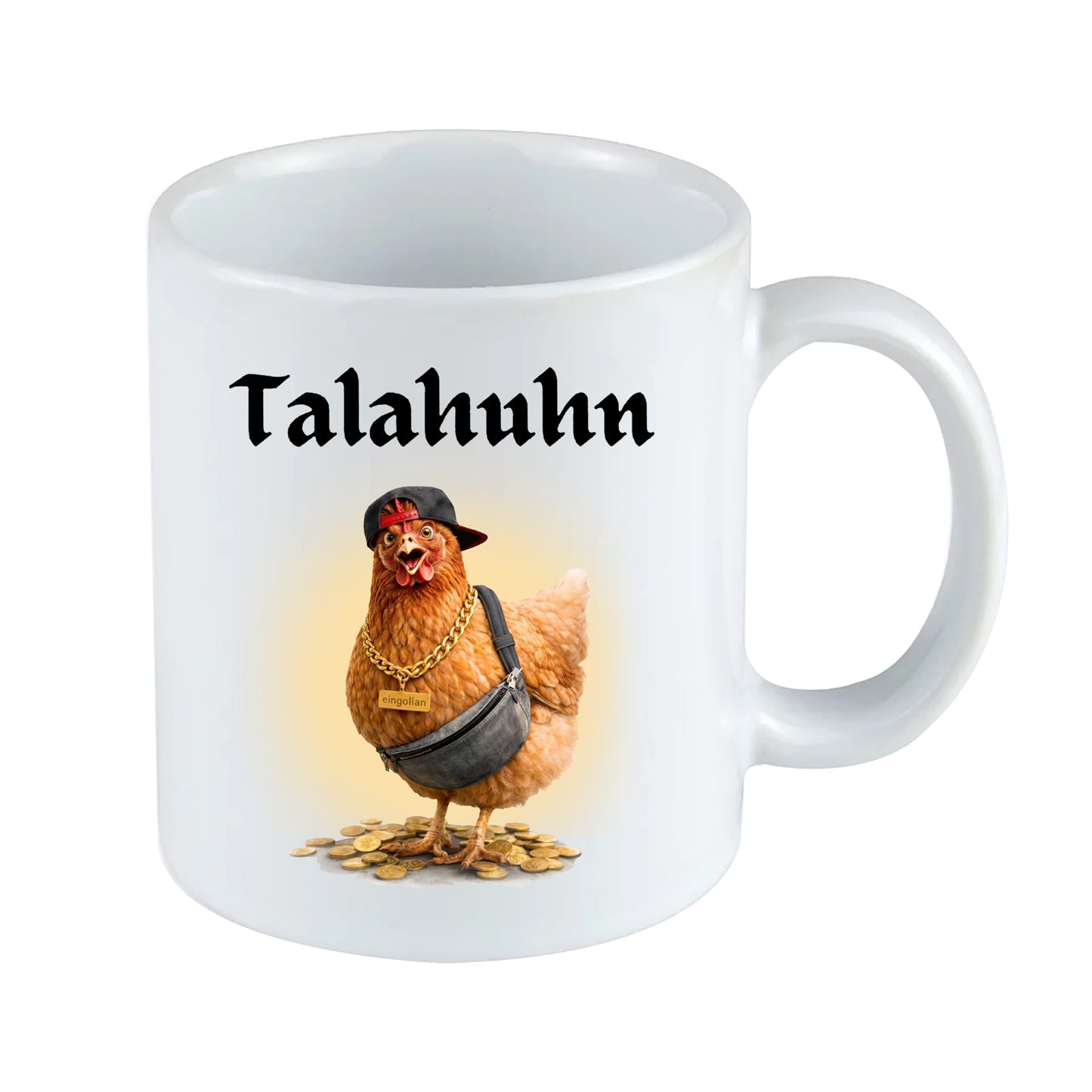 Eingollan „Talahuhn Humor“ Keramik Tasse