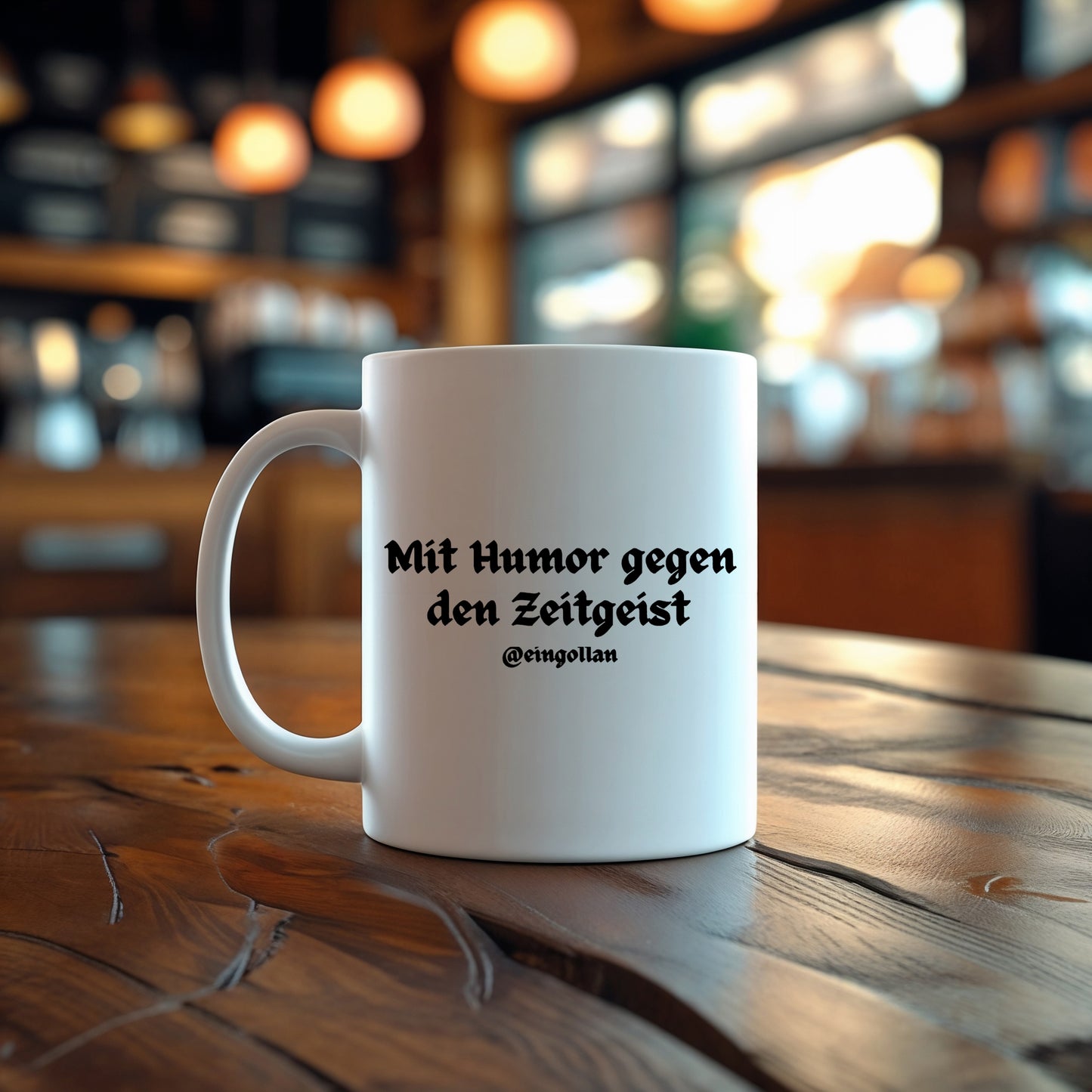 Eingollan „Talahuhn Humor“ Keramik Tasse